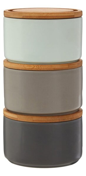 Kamienne pojemniki na żywność 3 szt. na żywność Fenwick – Premier Housewares