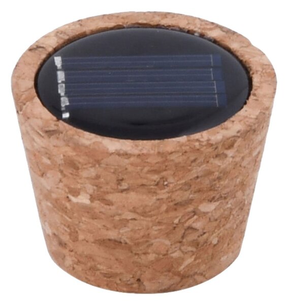 Lampa solarna LED w korkowym pojemniku Esschert Design