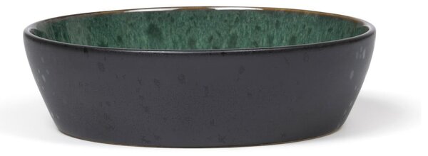 Zielona/czarna kamionkowa miska Gastro Green/Black – Bitz