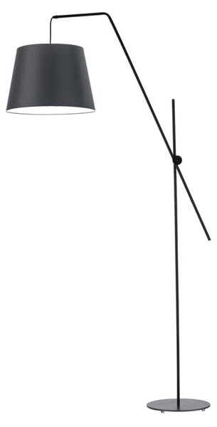 Lampa stojąca podłogowa przegubowa regulowana z abażurem stożek MODERN