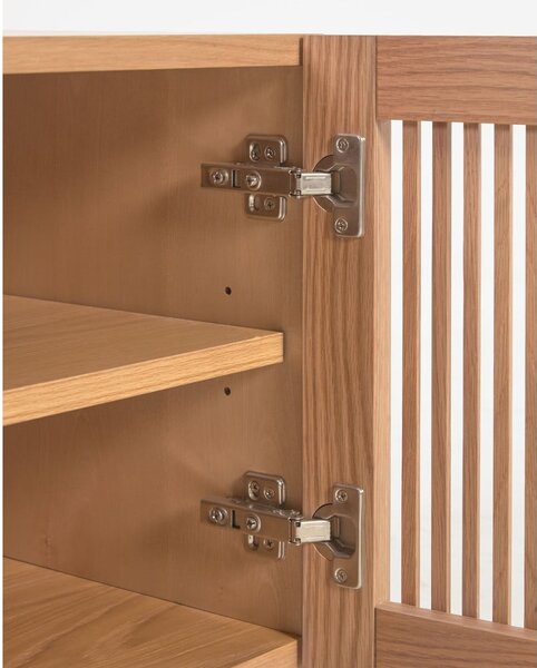 Szafka na buty w dekorze dębu z siedziskiem Beyla – Kave Home
