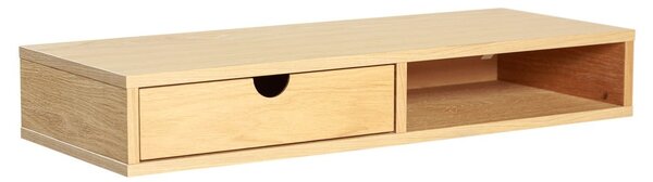 Naturalna szafka nocna w dekorze dębu z półką Farsta – Woodman