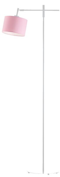 Lampa stojąca podłogowa przegubowa regulowana z abażurem walec 17cm SALIX
