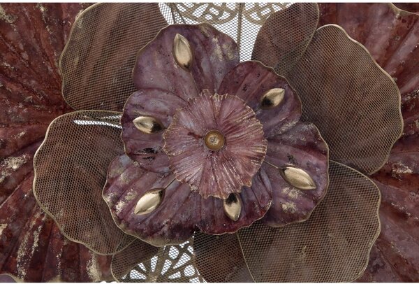 Metalowa dekoracja wisząca Mauro Ferretti Flowery, 118x58 cm