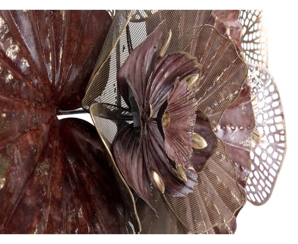 Metalowa dekoracja wisząca Mauro Ferretti Flowery, 118x58 cm