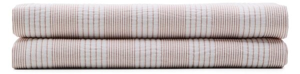 Czerwono-biała bawełniana narzuta pikowana 240x260 cm Macie – Kave Home