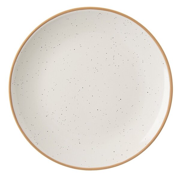 Kremowe ceramiczne talerze zestaw 4 szt. ø 27 cm Statek – Orion