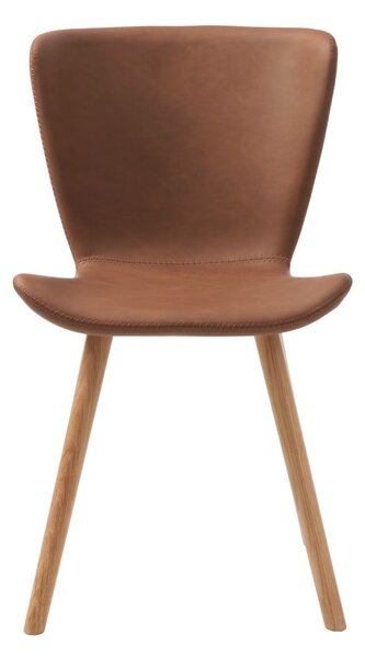 Brązowe metalowe krzesła zestaw 2 szt. Teslin – Unique Furniture