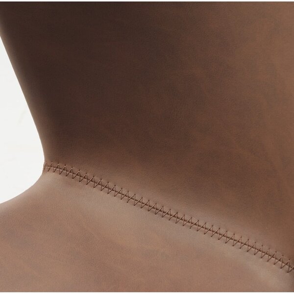 Brązowe metalowe krzesła zestaw 2 szt. Teslin – Unique Furniture