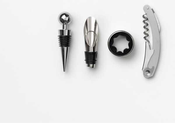 Akcesoria do wina ze stali nierdzewnej The Essentials Wine Tools – Printworks