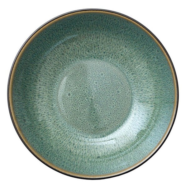 Zielona/czarna kamionkowa miska 1 l Gastro Green/Black – Bitz