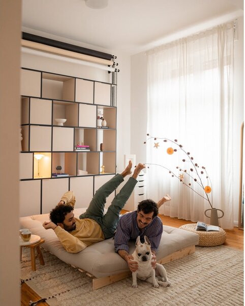 Morska rozkładana sofa 140 cm Roots – Karup Design