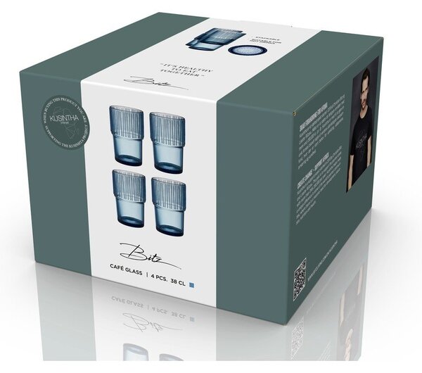 Szklanki zestaw 4 szt. 380 ml Kusintha – Bitz