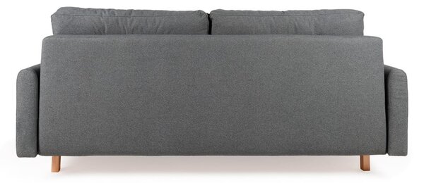 Ciemnoszara sofa rozkładana Bonami Selection Pop