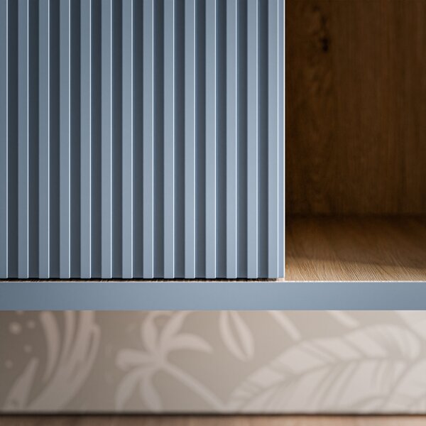 BELDIVO szafka podumywalkowa 50 cm z białą umywalką - drzwi lewe - różne kolory