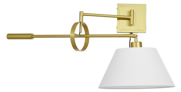 LAMPA ŚCIENNA KINKIET MOSIĘŻNO-BIAŁY TURINA