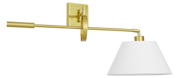 LAMPA ŚCIENNA KINKIET MOSIĘŻNO-BIAŁY TURINA
