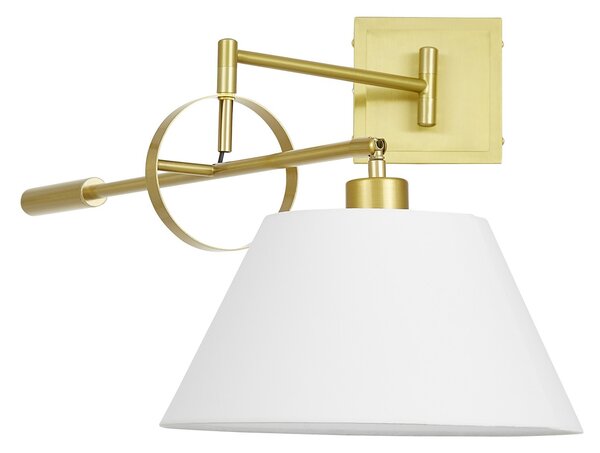 LAMPA ŚCIENNA KINKIET MOSIĘŻNO-BIAŁY TURINA