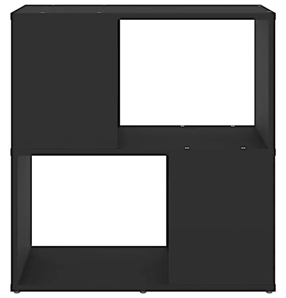 Biblioteczka do salonu czarna H6-A30