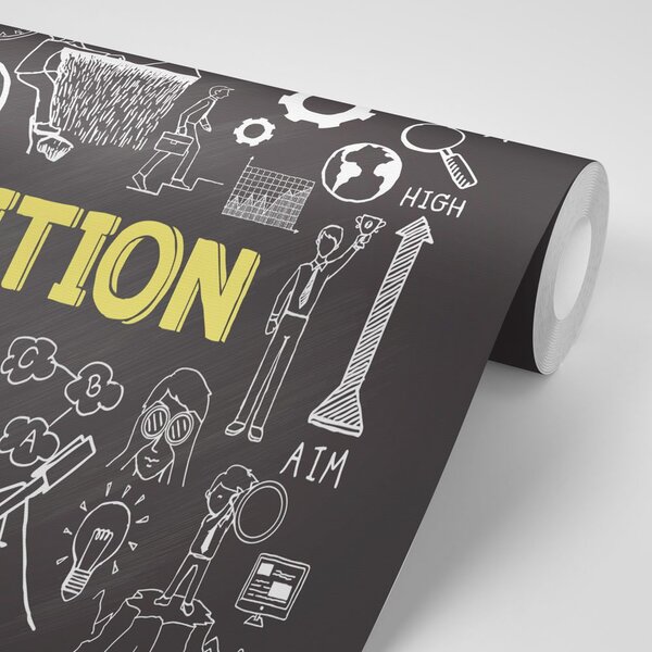 Tapeta tablica motywacyjna - Ambition
