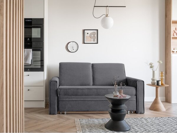 Szara rozkładana sofa 168 cm Lucky Lucy – Miuform