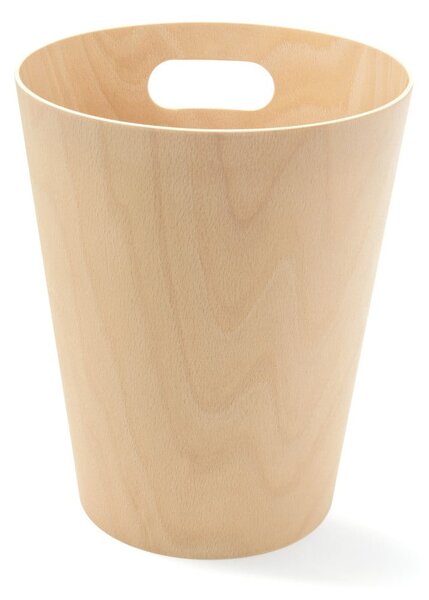Biurowy kosz na śmieci w naturalnym kolorze 7,5 l Woodrow – Umbra