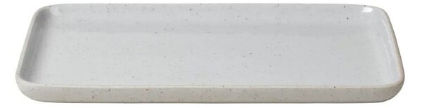 Jasnoszary ceramiczny talerz do serwowania Sablo L – Blomus