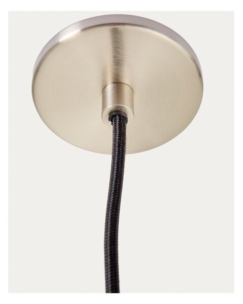 Lampa wisząca w kolorze srebra z metalowym kloszem Nuvira – Kave Home