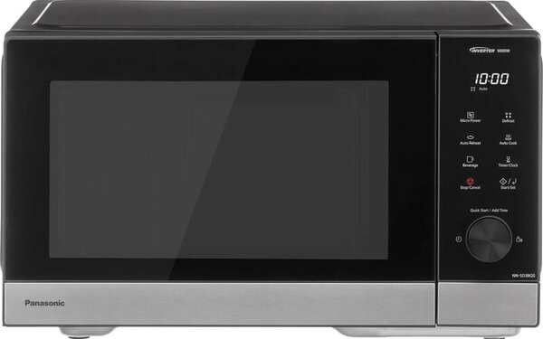 Kuchenka mikrofalowa PANASONIC NN-SD38QSEPG 1000 W średnica 28.8 cm pojemność 29L Czarny