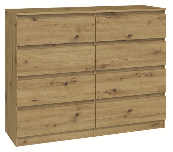 Komoda na ubrania dąb artisan 120 W6-W13