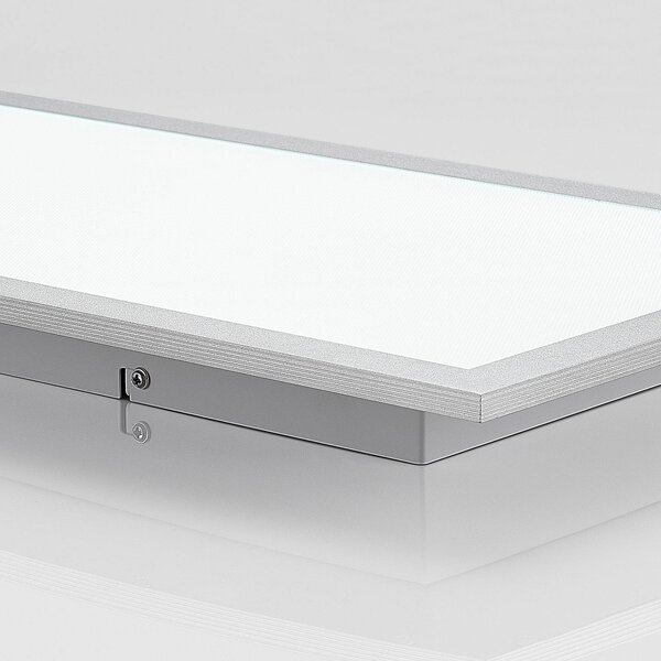 Lampa sufitowa LED Lyndra Arcchio, możliwość ściemniania, aluminiowy / szary / cynkowy, salon / jadalnia, aluminium, nowoczesny
