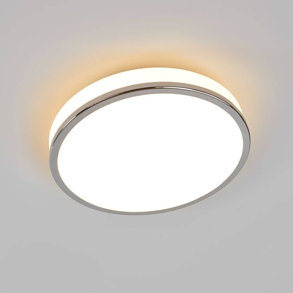 Lampa sufitowa Lyss Lindby, biały / opal, łazienka, szkło, nowoczesny