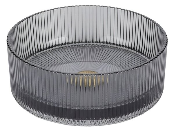 Umywalka nablatowa HYDROSAN BRILLANT2-BL-400 Okrągły Czarny