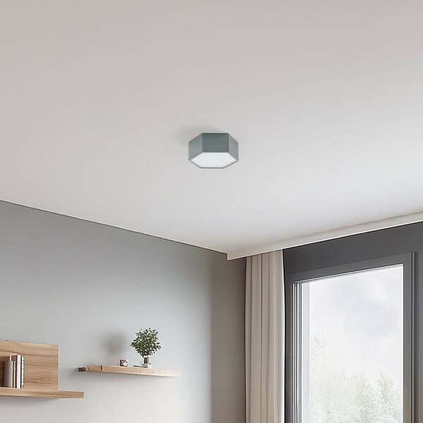 Lampa sufitowa LED Libre Argon, zielony, salon / jadalnia, metal