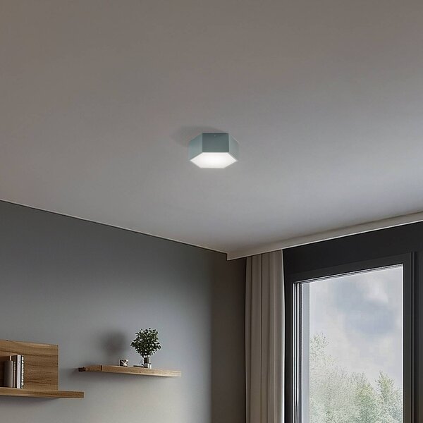 Lampa sufitowa LED Libre Argon, zielony, salon / jadalnia, metal