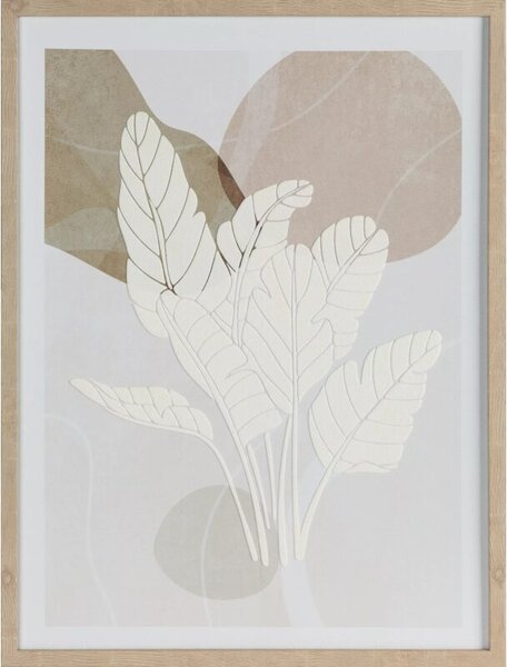 Obraz EUROFIRANY 436135 45 x 60 cm Biało-beżowy