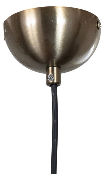 Lampa wisząca Tel Opviq, możliwość ściemniania, brązowy / mosiężny, salon / jadalnia, metal