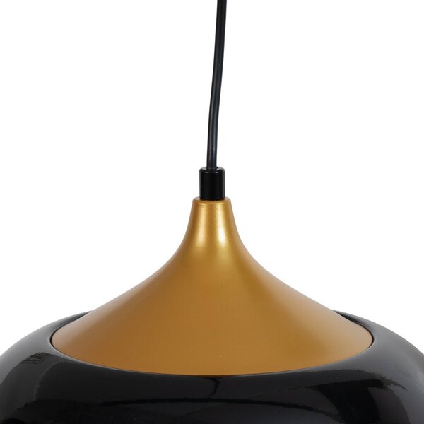 Lampa wisząca Berceste Opviq, możliwość ściemniania, czarny, salon / jadalnia, metal