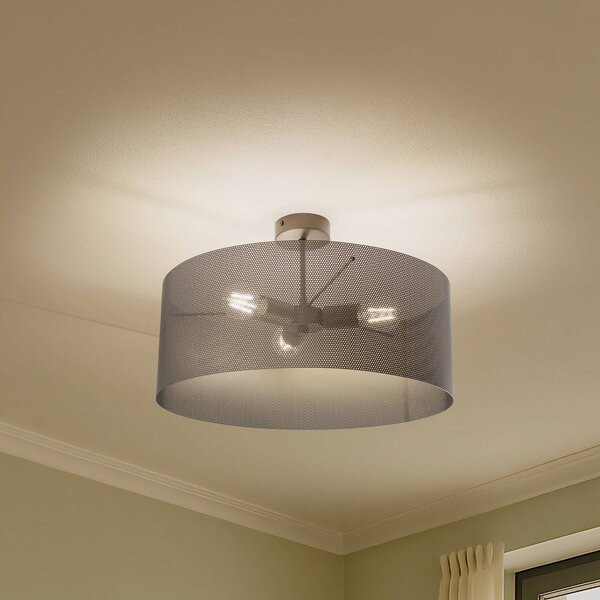 Lampa sufitowa Zofia Domiluce, możliwość ściemniania, brązowy / rdzawy, salon / jadalnia, metal, nowoczesny