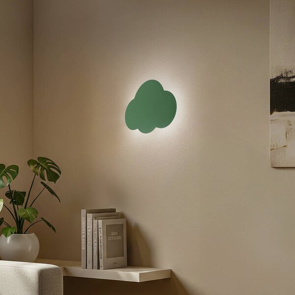 Kinkiet Cloud TK Lighting, możliwość ściemniania, zielony, salon / jadalnia, metal, młodzieżowy
