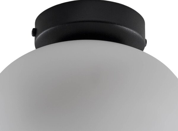 Lampa sufitowa Ufo Domiluce, możliwość ściemniania, biały / opal, salon / jadalnia, szkło, nowoczesny