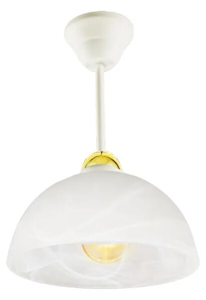 Biała nowoczesna lampa sufitowa - S6-E19