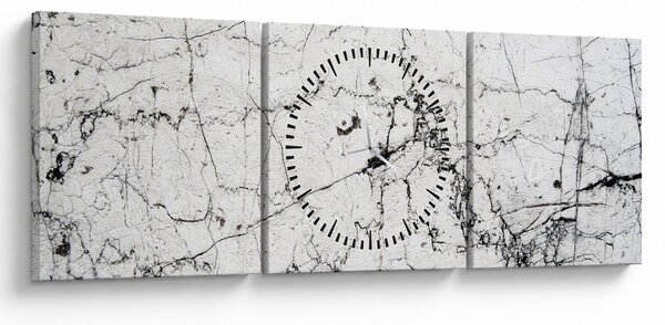 Obraz - Ściania (z zegarem) (90x30 cm)