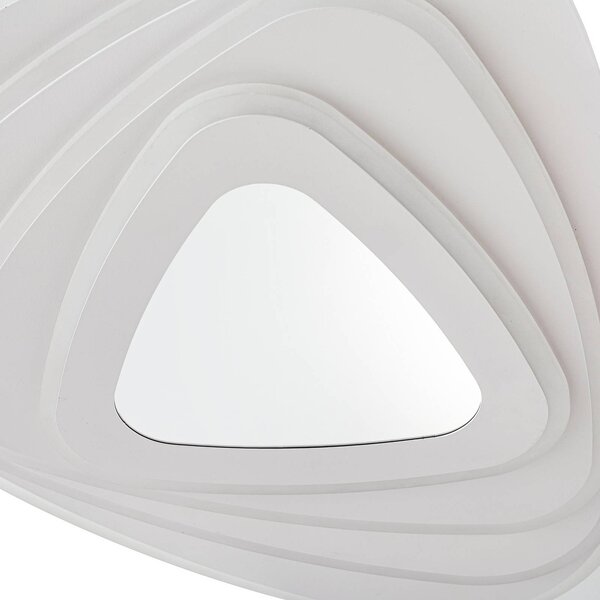 Lampa sufitowa LED Rebeka Lindby, możliwość ściemniania, biały / opal, salon / jadalnia, metal, nowoczesny