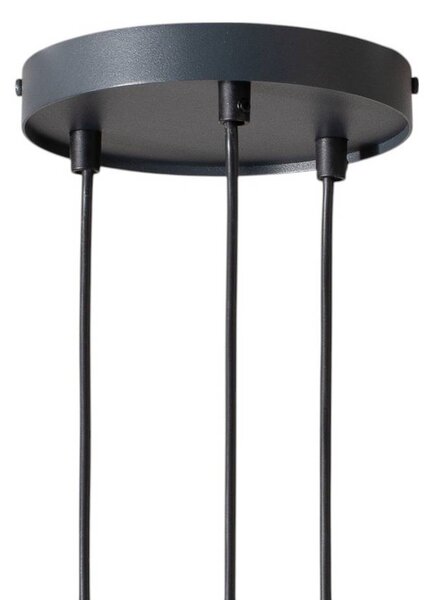 Lampa wisząca Sopel 3 SIGMA, możliwość ściemniania, czarny, salon / jadalnia, metal, nowoczesny