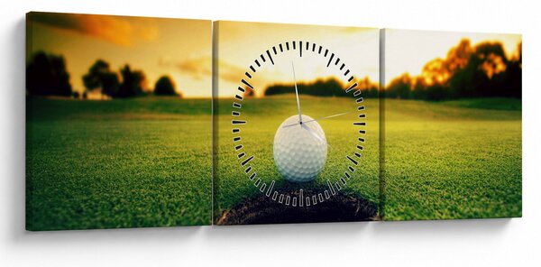 Obraz - Golf (z zegarem) (90x30 cm)