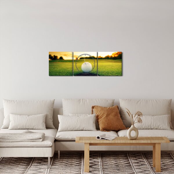 Obraz - Golf (z zegarem) (90x30 cm)