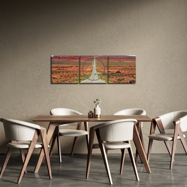 Obraz - U.S. Rote 163 (z zegarem) (90x30 cm)