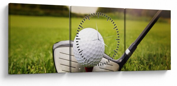 Obraz - Golf (z zegarem) (90x30 cm)