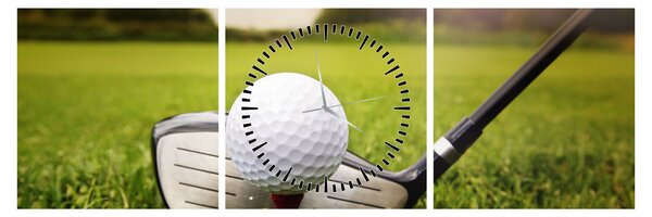 Obraz - Golf (z zegarem) (90x30 cm)